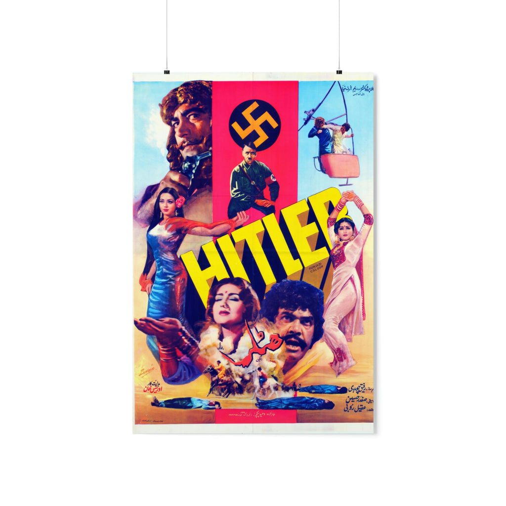 Hitler (1986) Punjabi Film Premium Matte Vertical Posters - www.desimovies.biz