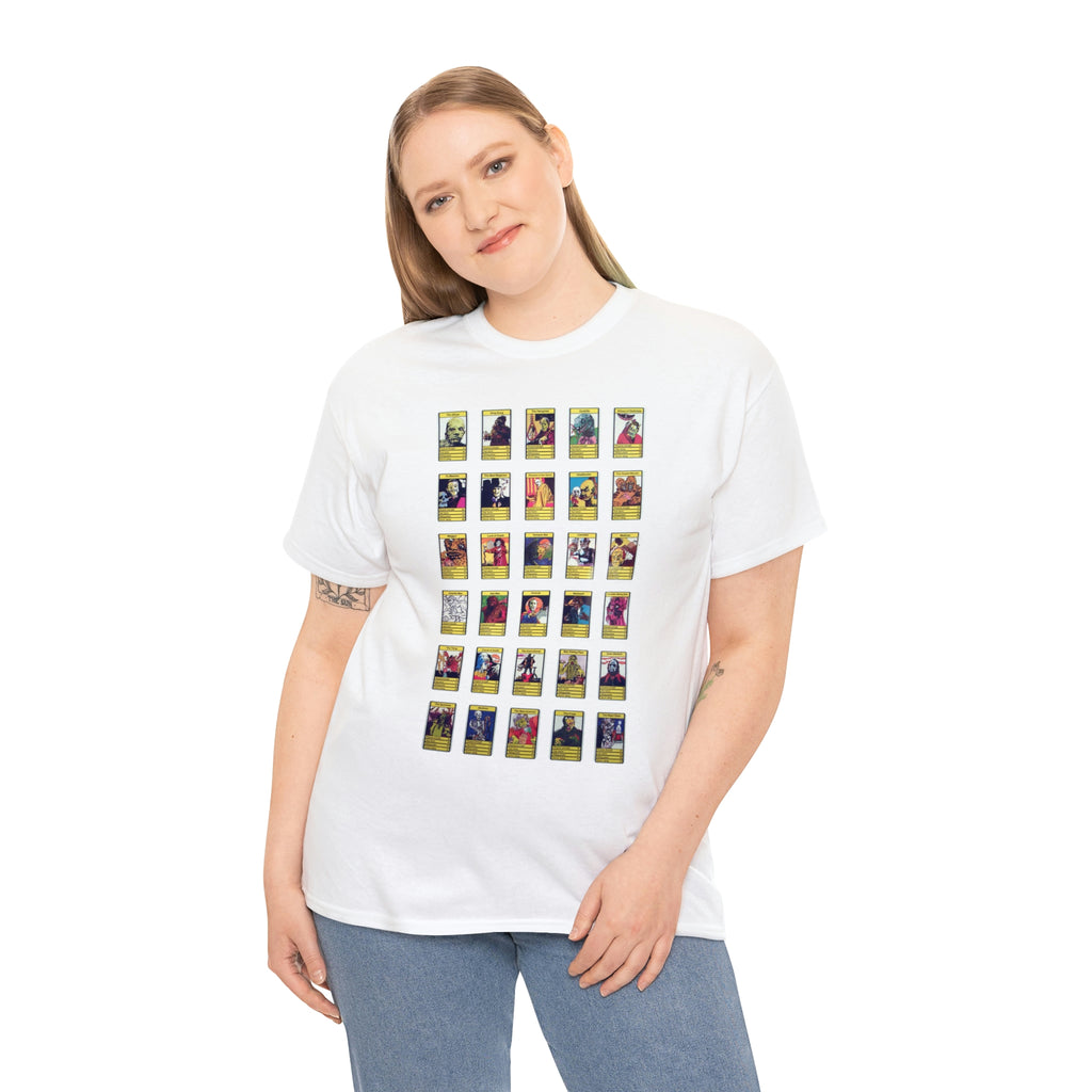 Top Trump Horror - Unisex Heavy Cotton Tee - www.desimovies.biz