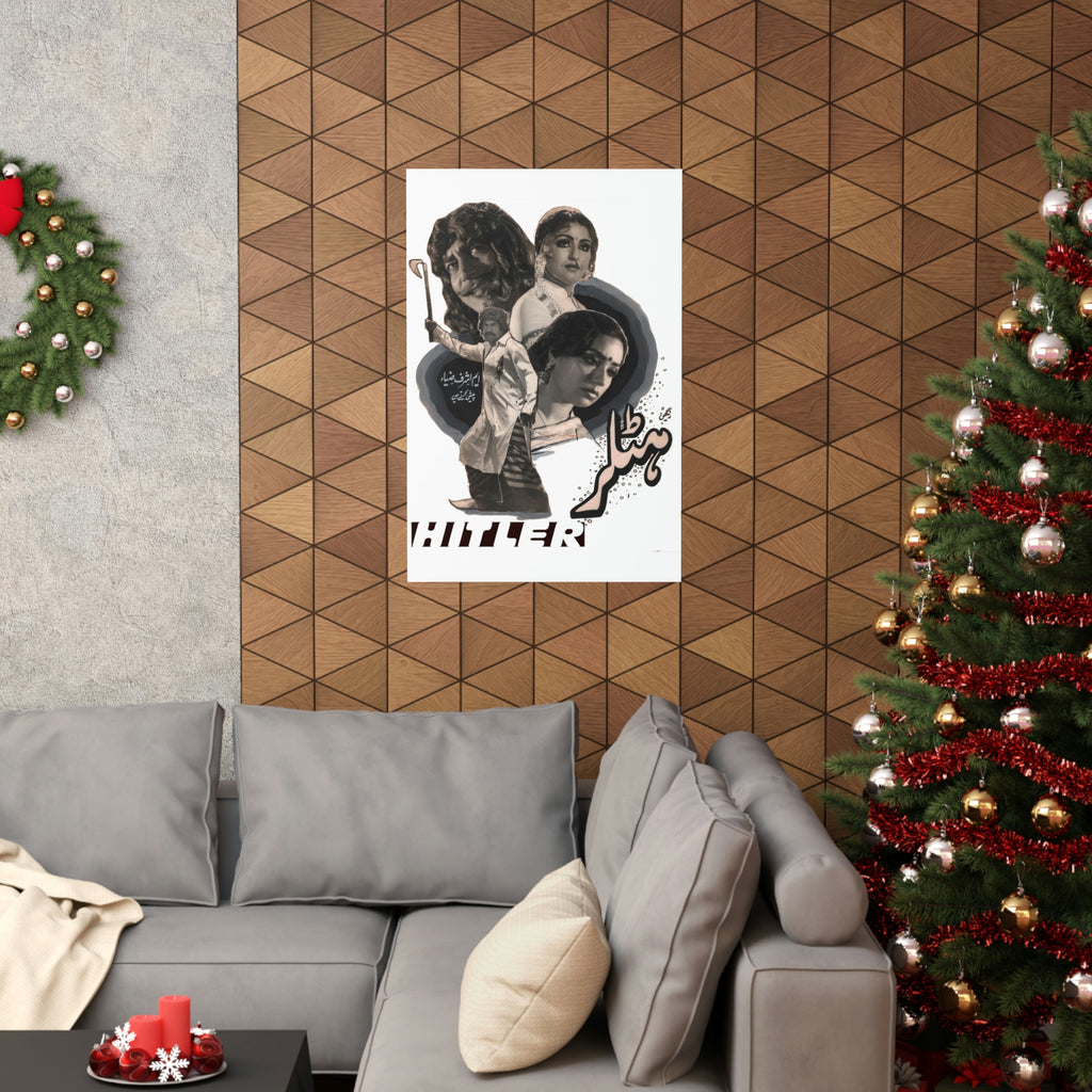 Hitlar (1986) Punjabi Film - Premium Matte Vertical Posters - www.desimovies.biz