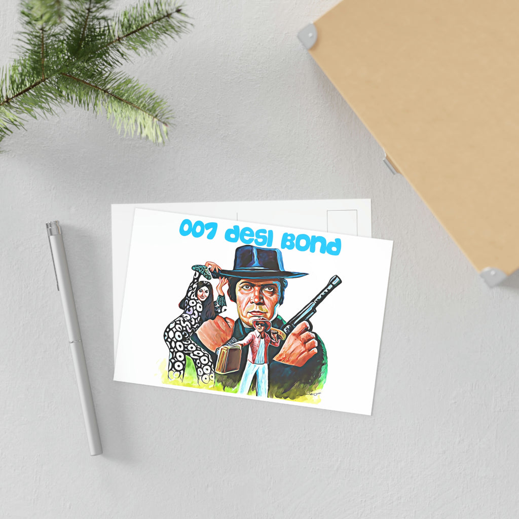 Desi Bond 007 Fine Art Postcards - www.desimovies.biz