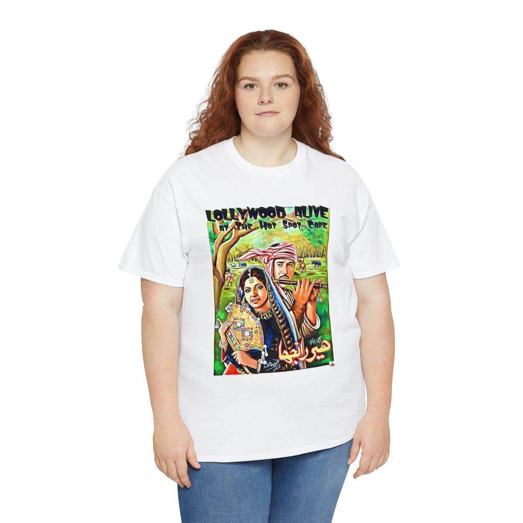 Heer Ranjha T Shirt - Unisex Heavy Cotton Tee - www.desimovies.biz