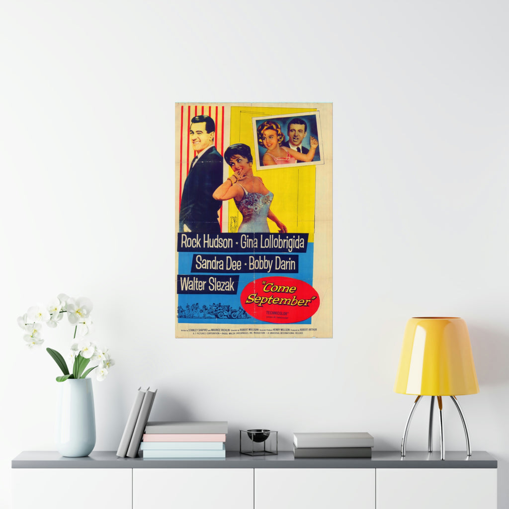 Come September (1961) Premium Matte Vertical Posters - www.desimovies.biz