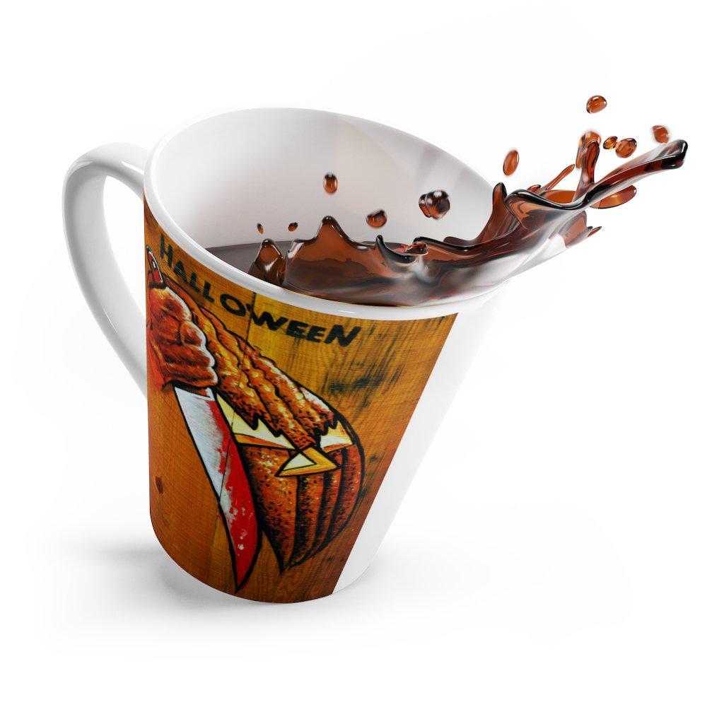Halloween Painted Latte mug - www.desimovies.biz