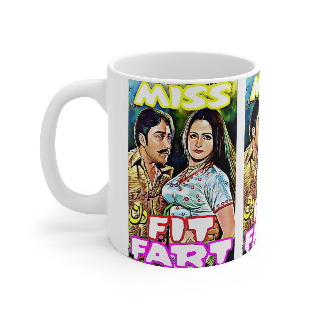 Mis Fit Fart - Lollywood Ceramic Mug 11oz - www.desimovies.biz