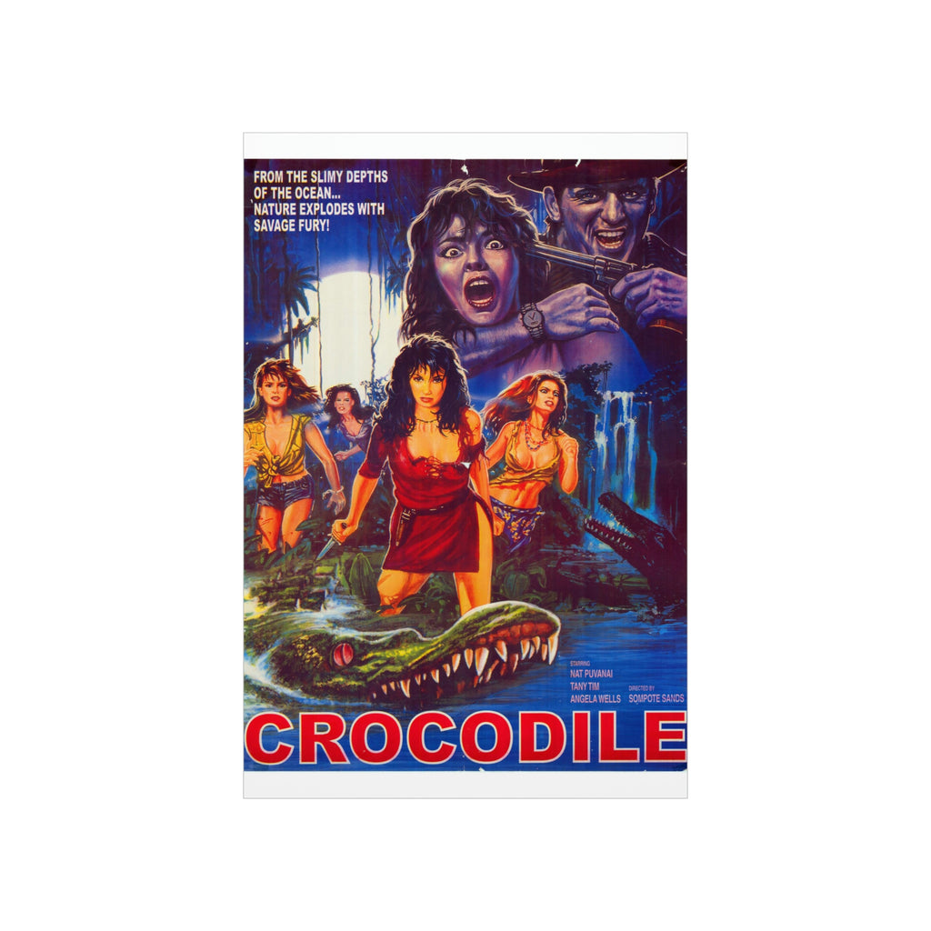 Crocodile (1989) Original - Premium Matte Vertical Posters - www.desimovies.biz