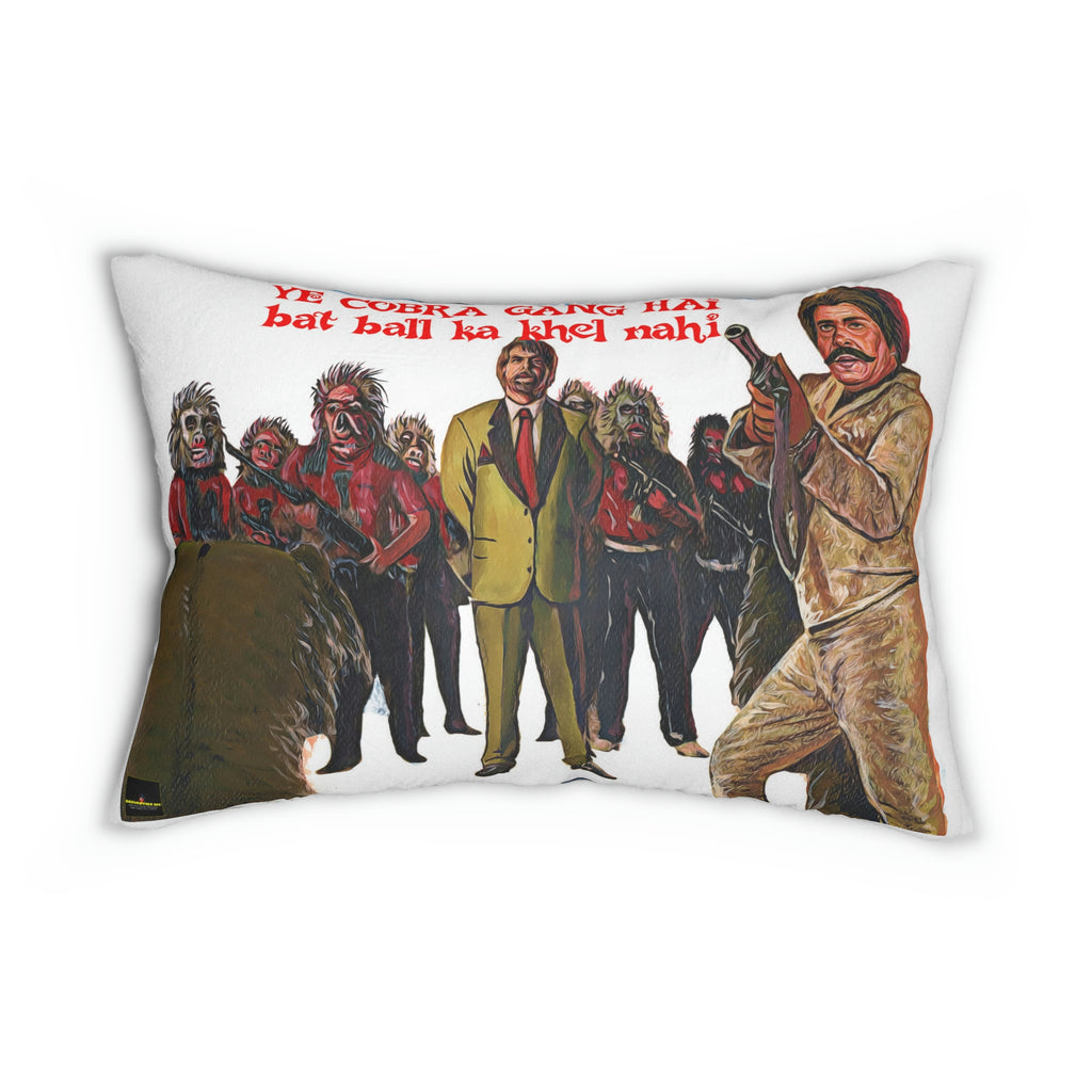 Shock Maar & Cobra Gang - Spun Polyester Lumbar Pillow - www.desimovies.biz