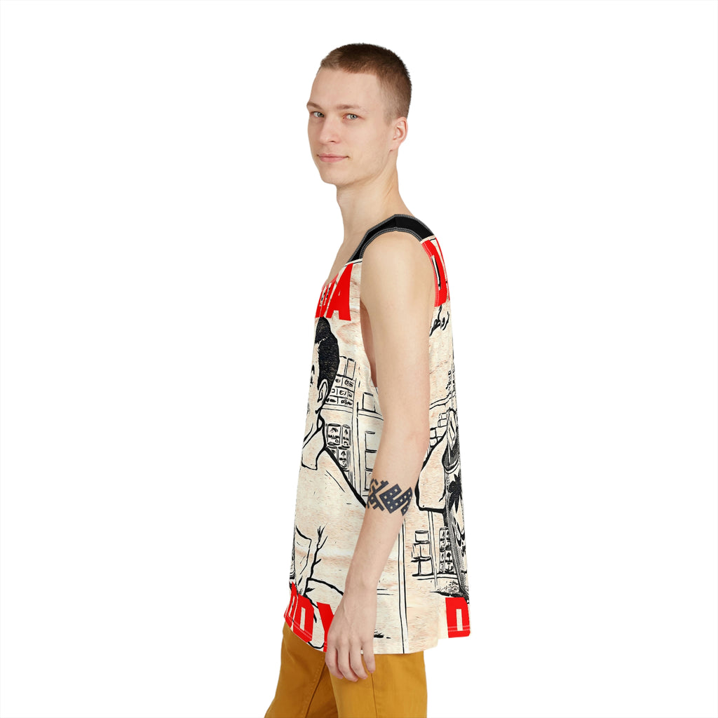 Dalda Daddy - Men's All Over Print Tank - www.desimovies.biz