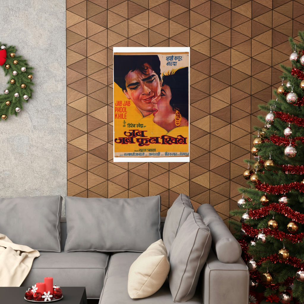 Jab Jab Phool Khile (1965) Premium Matte Vertical Posters - www.desimovies.biz
