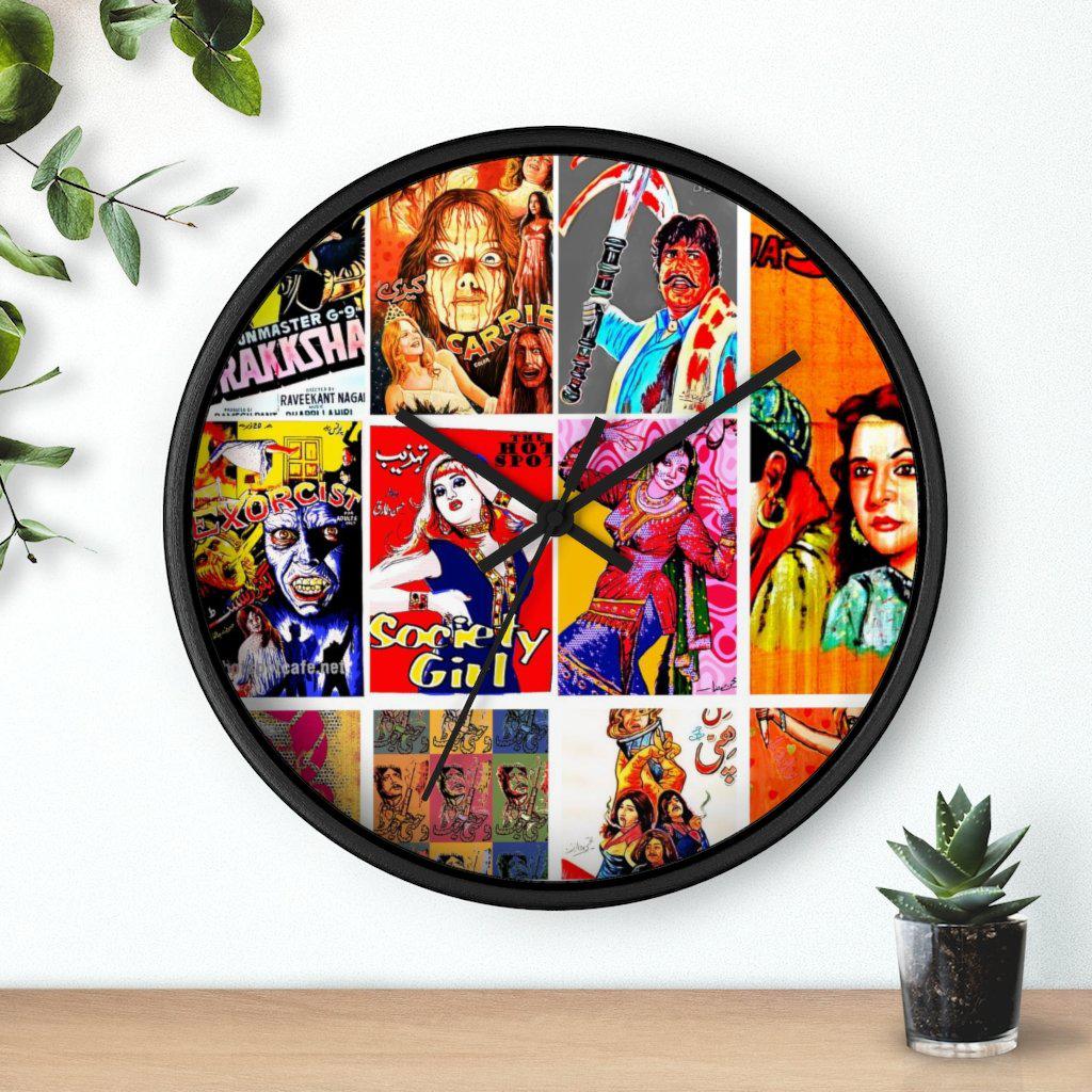Classic Poster Art - Wall clock - www.desimovies.biz