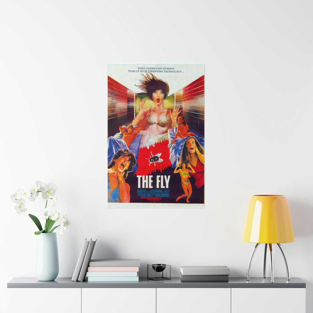 The Fly (1986) Pakistani - Premium Matte Vertical Posters - www.desimovies.biz