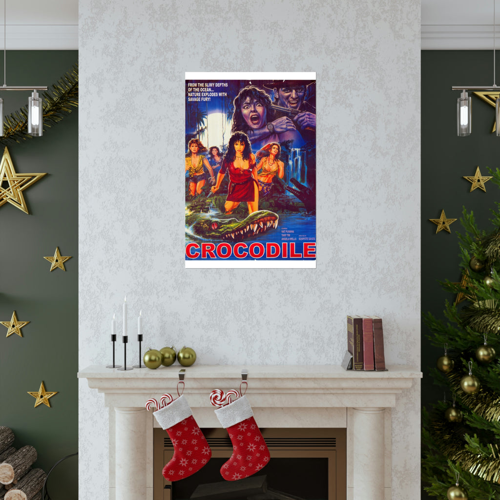 Crocodile (1989) Original - Premium Matte Vertical Posters - www.desimovies.biz