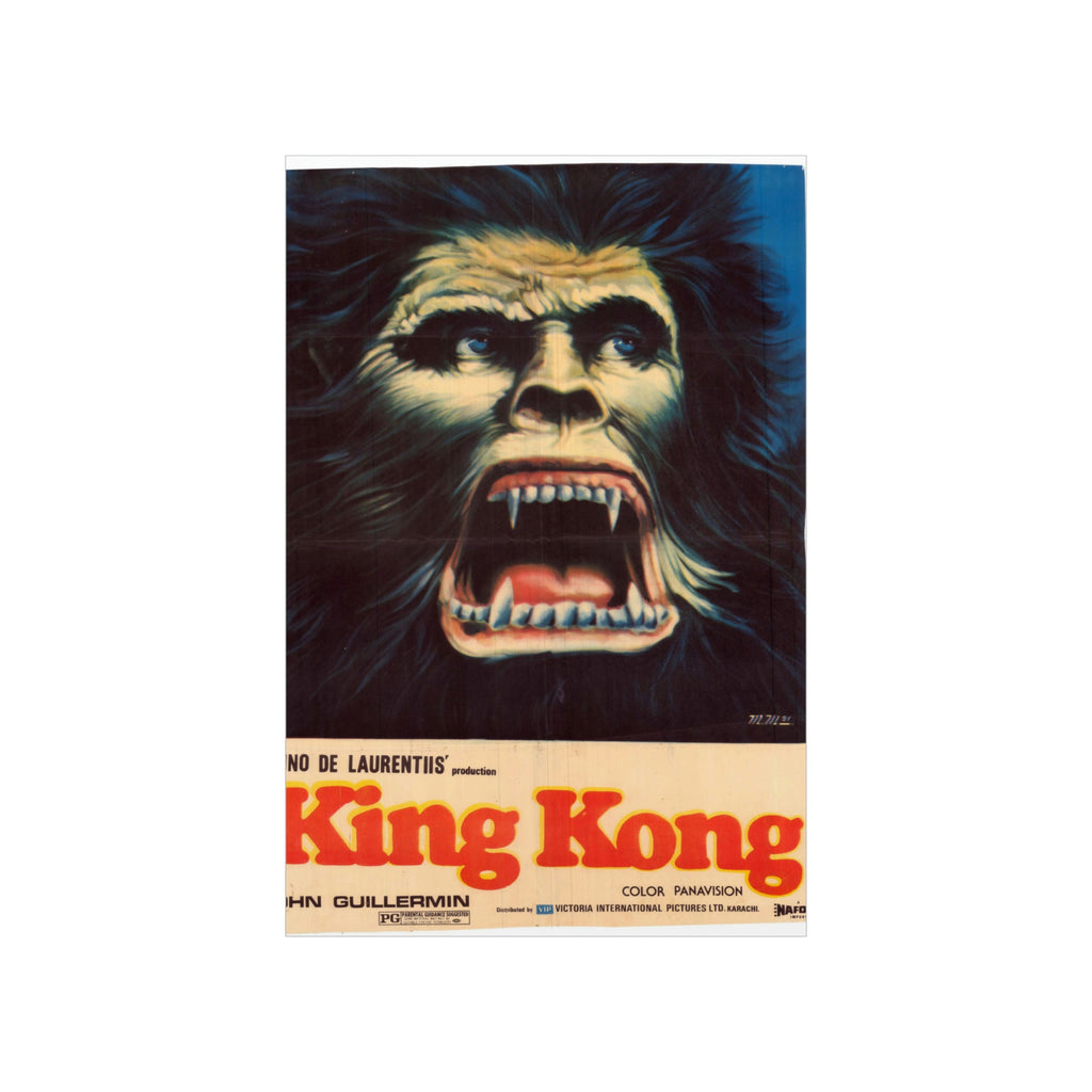 King Kong 1976 Pakistani - Premium Matte Vertical Posters - www.desimovies.biz