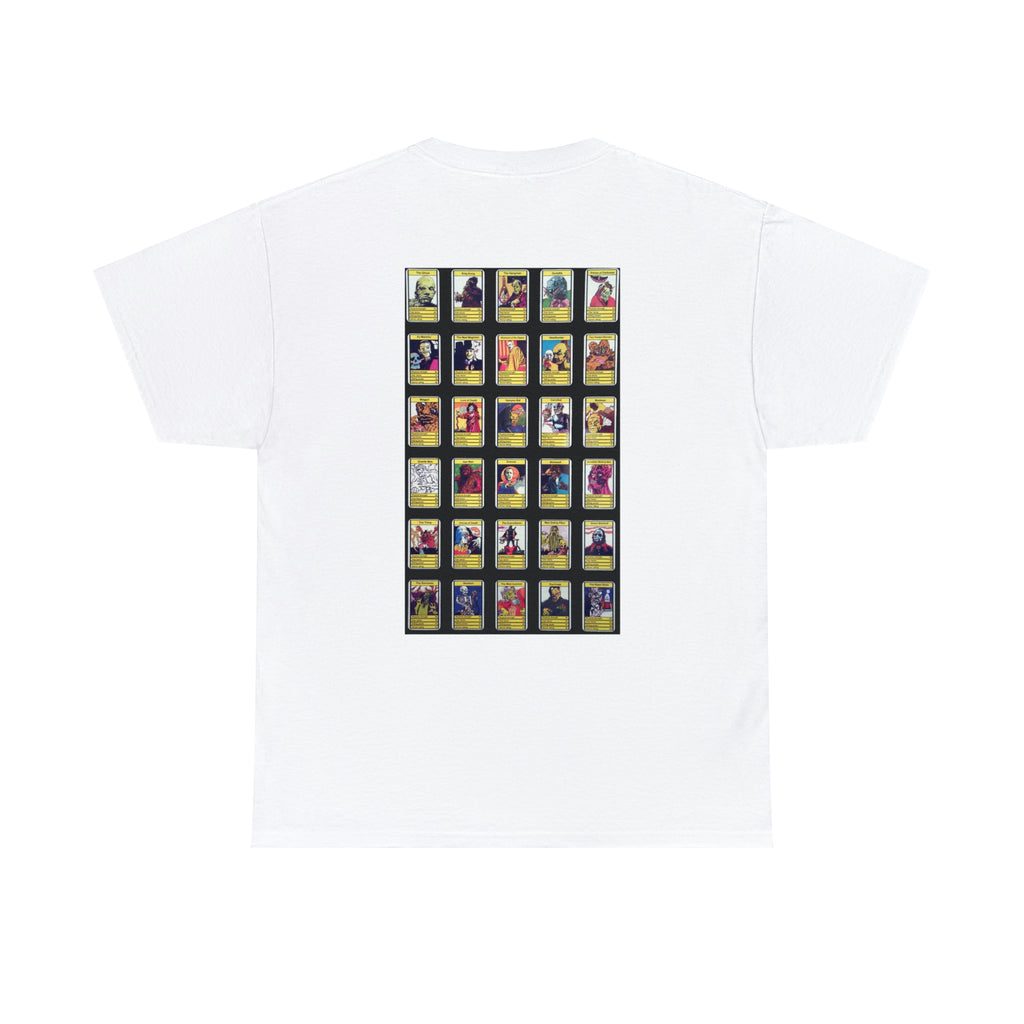 Top Trumps Horror Cards - Unisex Heavy Cotton Tee - www.desimovies.biz
