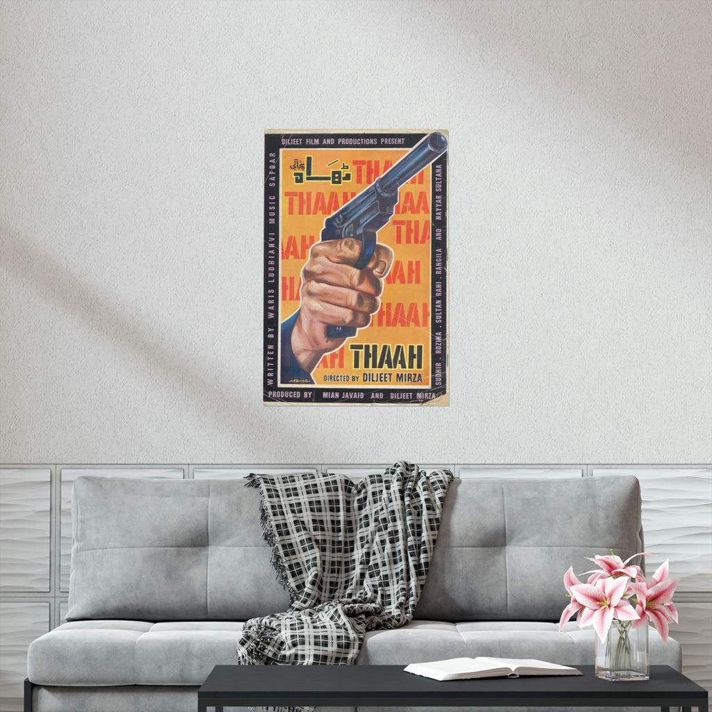 Thaah (1974) Poster - Premium Matte Vertical Posters - www.desimovies.biz