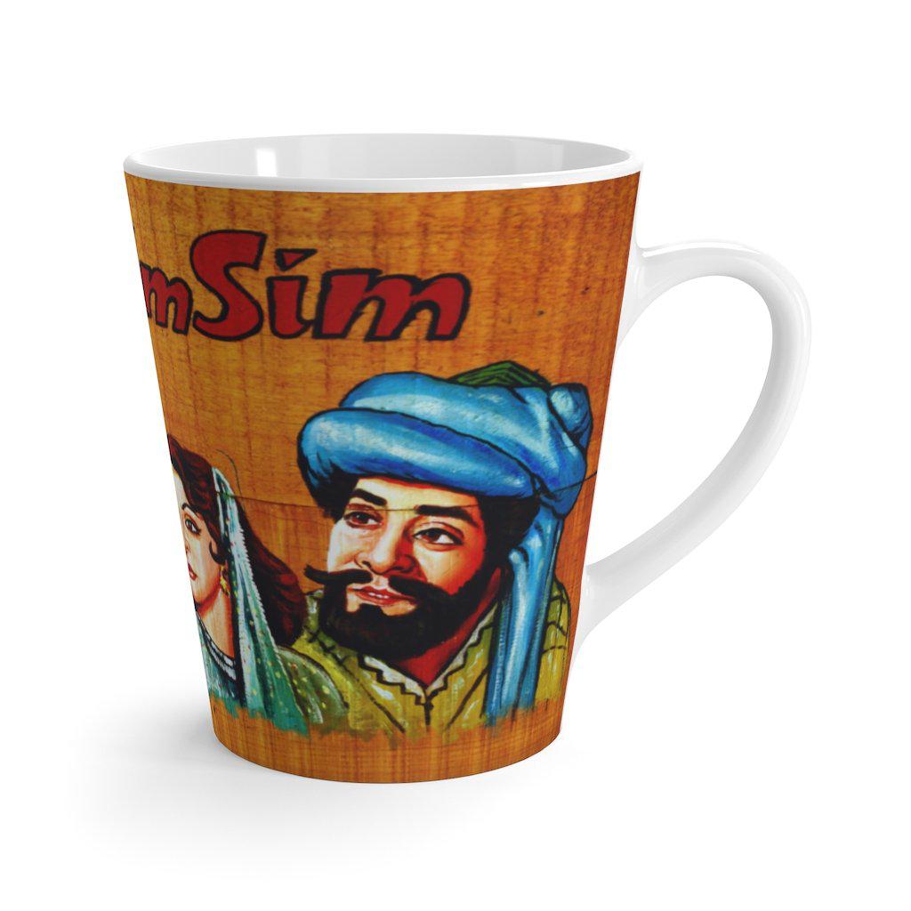 Khul Ja Sim Sim Latte mug - www.desimovies.biz