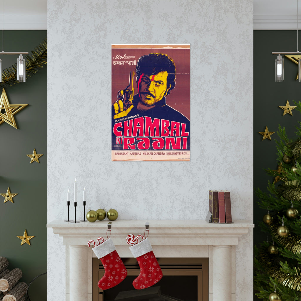 Chambal Ki Raani (1979) Premium Matte Vertical Posters - www.desimovies.biz