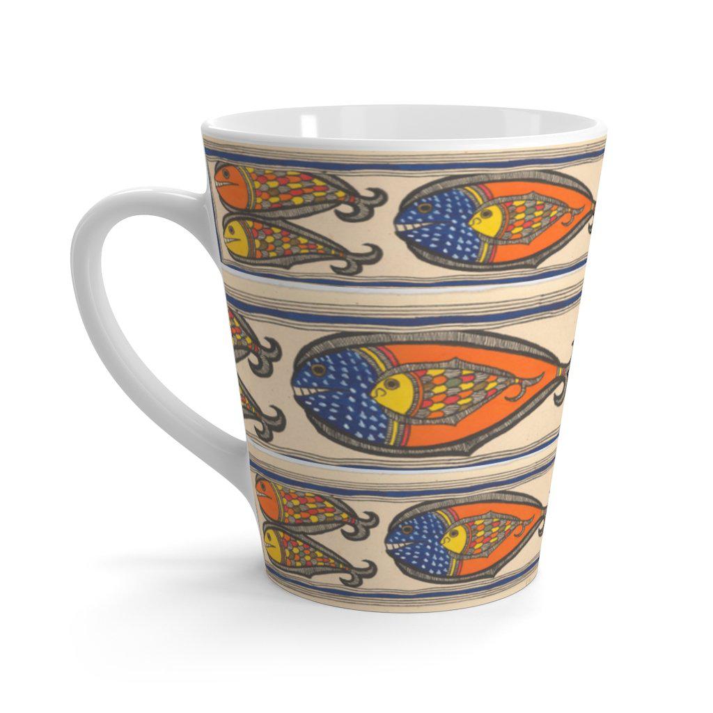 Madhubani Art Latte mug - www.desimovies.biz