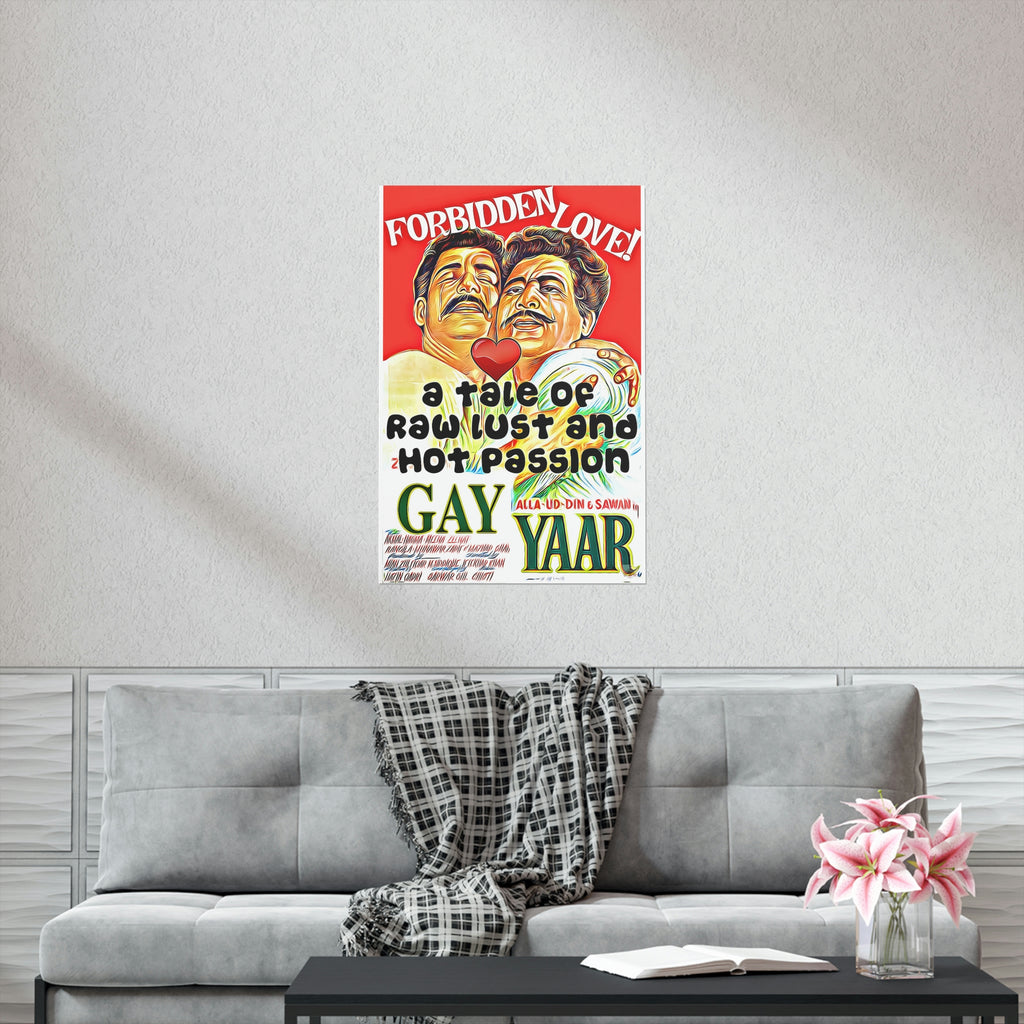 Gay Yaar Poster - Premium Matte Vertical Posters - www.desimovies.biz
