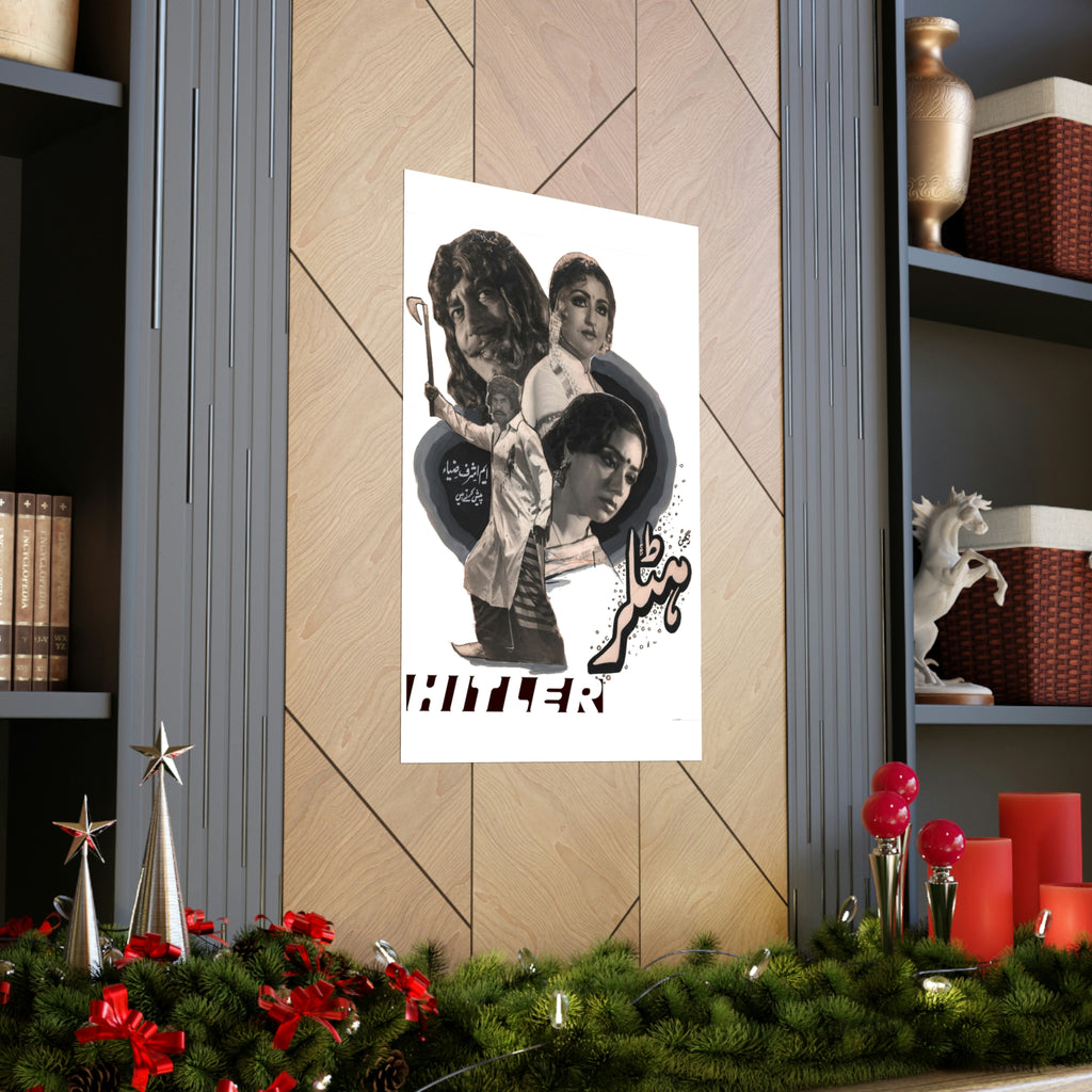 Hitlar (1986) Punjabi Film - Premium Matte Vertical Posters - www.desimovies.biz