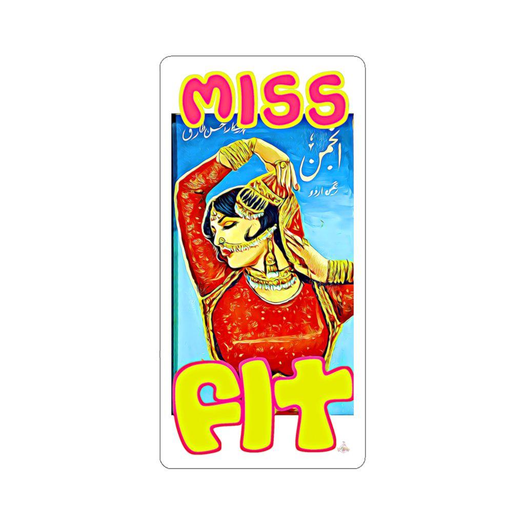 Miss Fit - Kiss-Cut Stickers - www.desimovies.biz