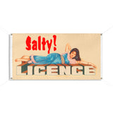 Licence "Salty" - Vinyl Banners - www.desimovies.biz