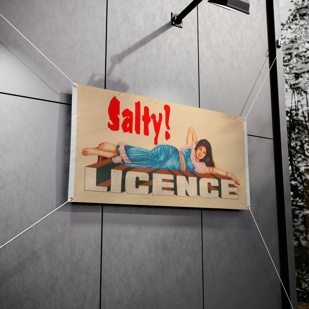 Licence "Salty" - Vinyl Banners - www.desimovies.biz