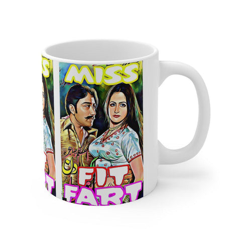 Mis Fit Fart - Lollywood Ceramic Mug 11oz - www.desimovies.biz