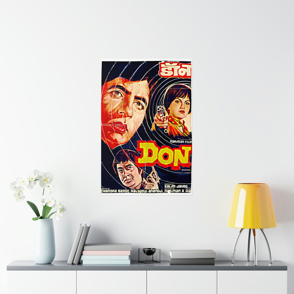 DON (1978) Rare Black - Premium Matte Vertical Posters - www.desimovies.biz