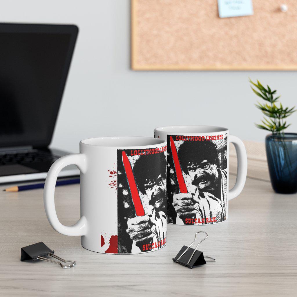 Sultan Rahi - Ceramic Mug 11oz - www.desimovies.biz