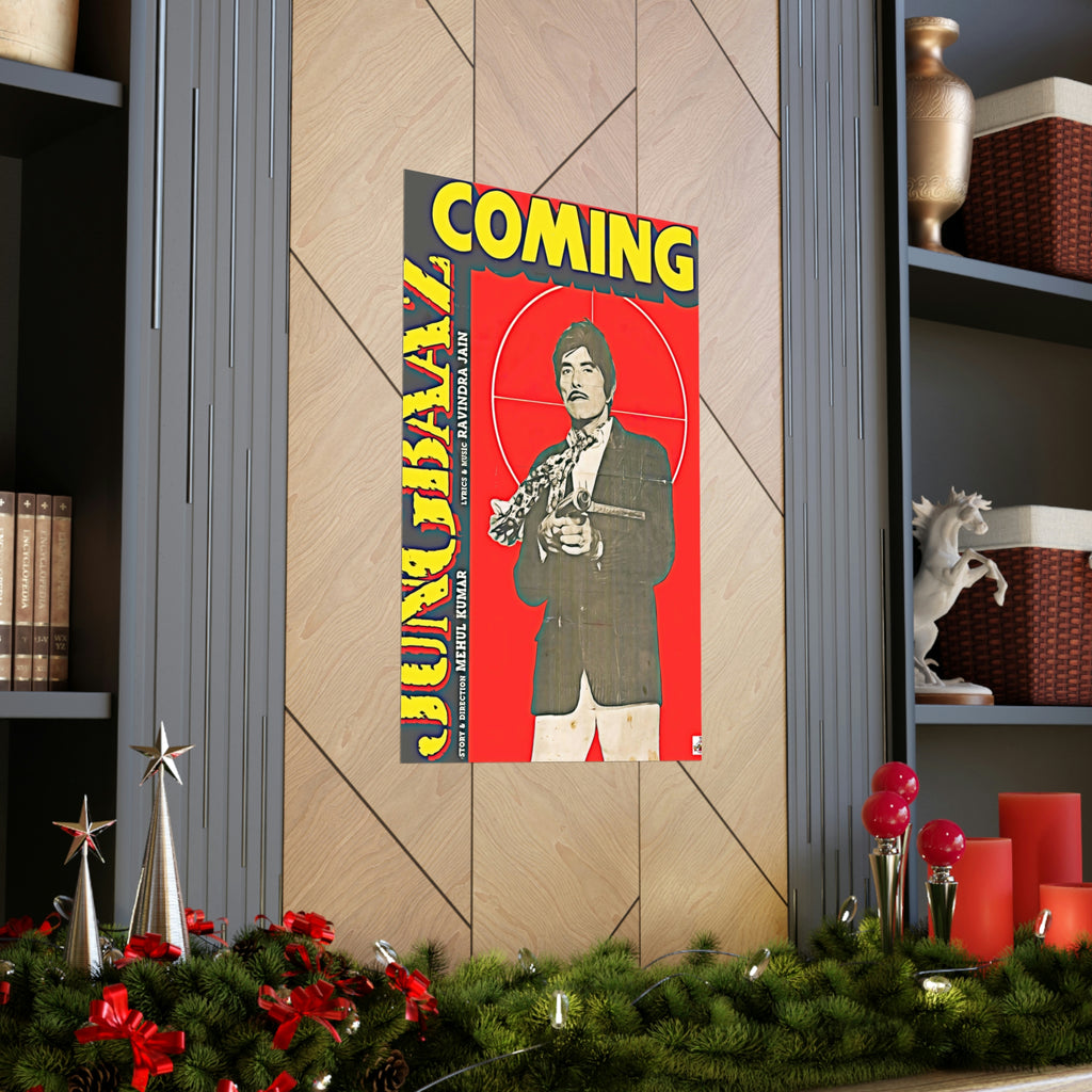 Raaj Kumar Poster - Jangbaaz - Premium Matte Vertical Posters - www.desimovies.biz