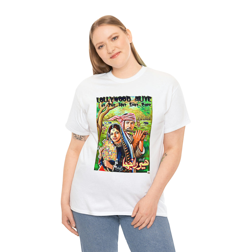 Heer Ranjha T Shirt - Unisex Heavy Cotton Tee - www.desimovies.biz