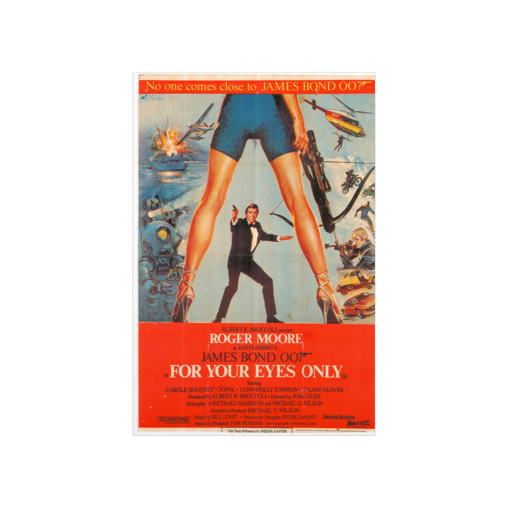 For Your Eyes Only - The Infamous Censored Poster - Premium Matte Vertical Poster - www.desimovies.biz