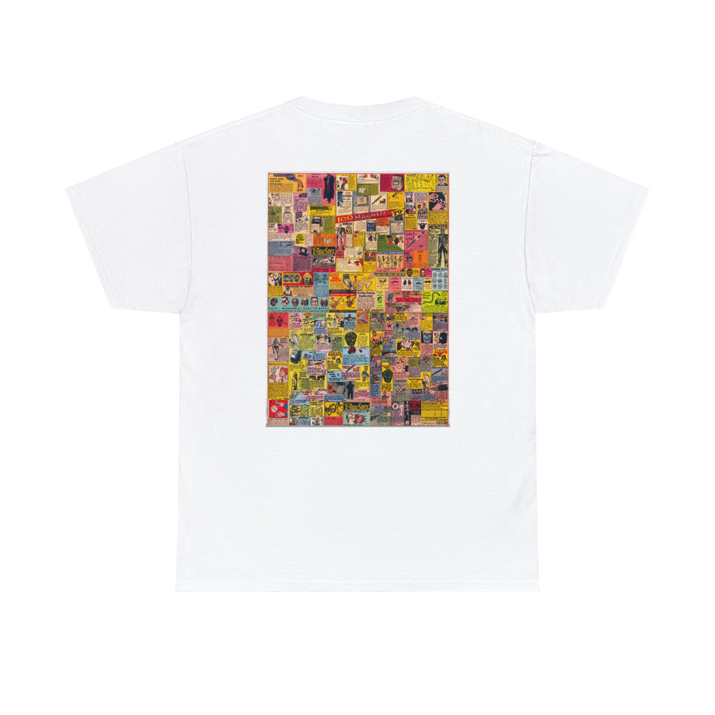 Nostagic Comic Book Adverts - Unisex Heavy Cotton Tee - www.desimovies.biz