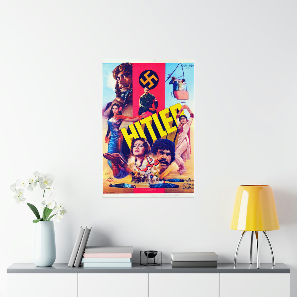 Hitler (1986) Punjabi Film Premium Matte Vertical Posters - www.desimovies.biz