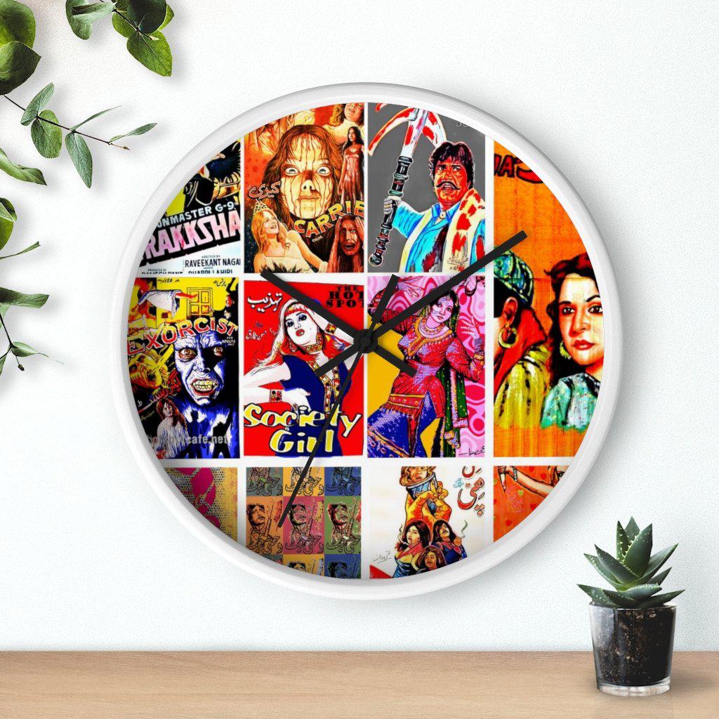 Classic Poster Art - Wall clock - www.desimovies.biz