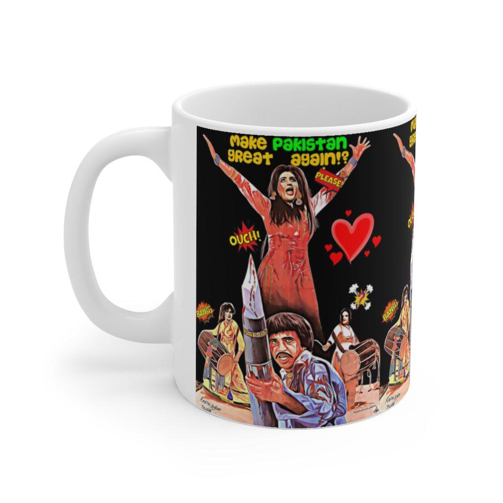 Make Pakistan Great Again Ceramic Mug 11oz - www.desimovies.biz
