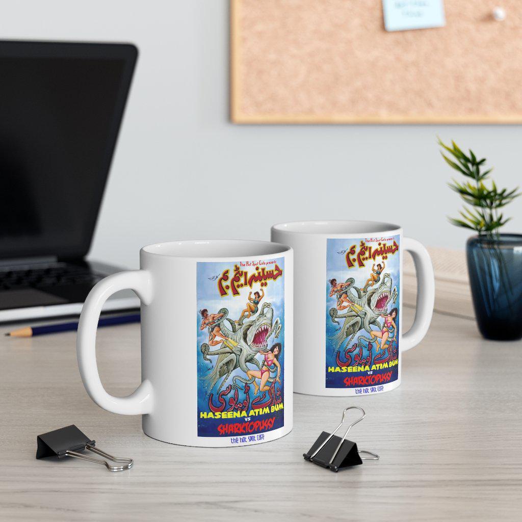 Sharktopussy vs Haseena Mug 11oz - www.desimovies.biz