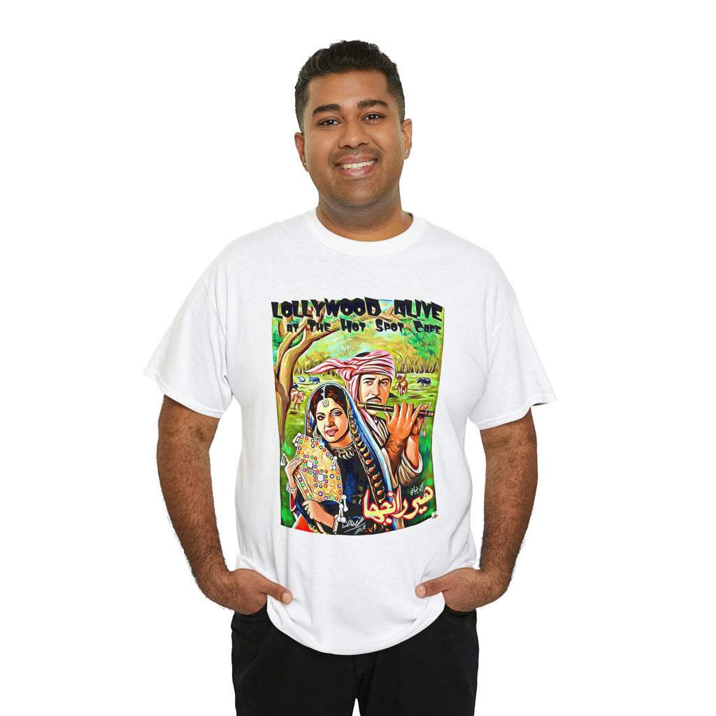 Heer Ranjha T Shirt - Unisex Heavy Cotton Tee - www.desimovies.biz