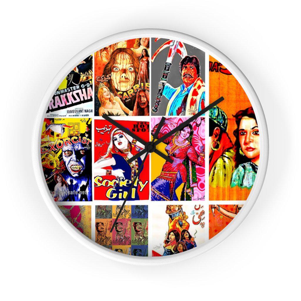 Classic Poster Art - Wall clock - www.desimovies.biz