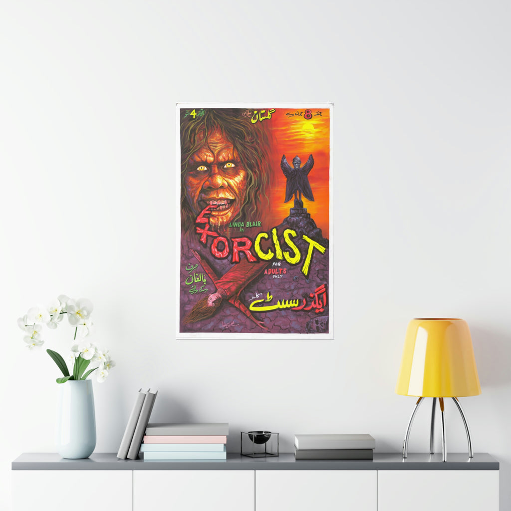The Exorcist Painted Pakistani - Premium Matte Vertical Posters - www.desimovies.biz
