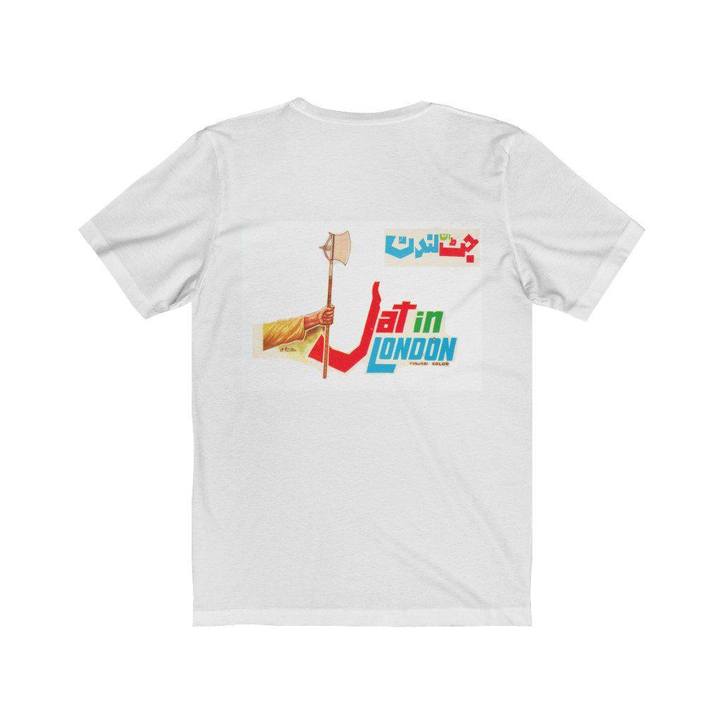 Punjabi Loin - Jat in London - Unisex Jersey Short Sleeve Tee - www.desimovies.biz