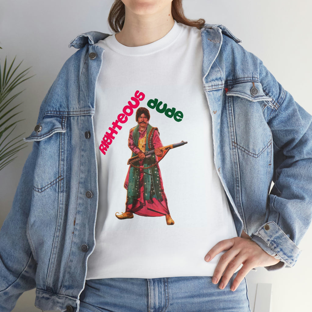 Righteous Dude - Sultan Rahi - Unisex Heavy Cotton Tee - www.desimovies.biz