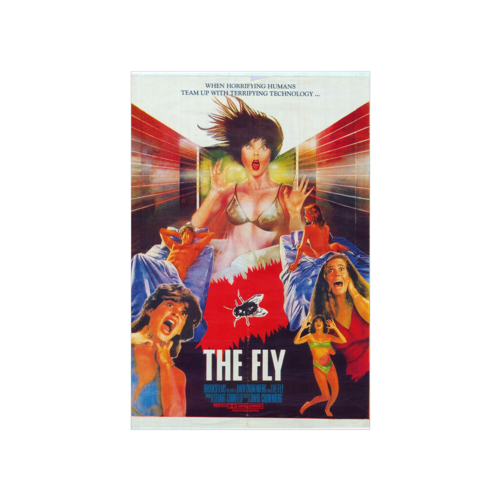 The Fly (1986) Pakistani - Premium Matte Vertical Posters - www.desimovies.biz