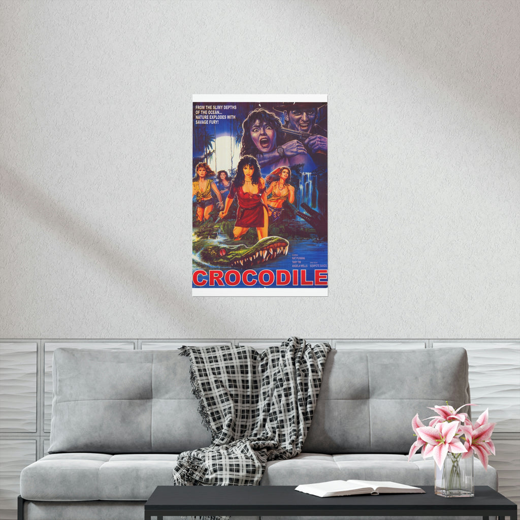 Crocodile (1989) Original - Premium Matte Vertical Posters - www.desimovies.biz