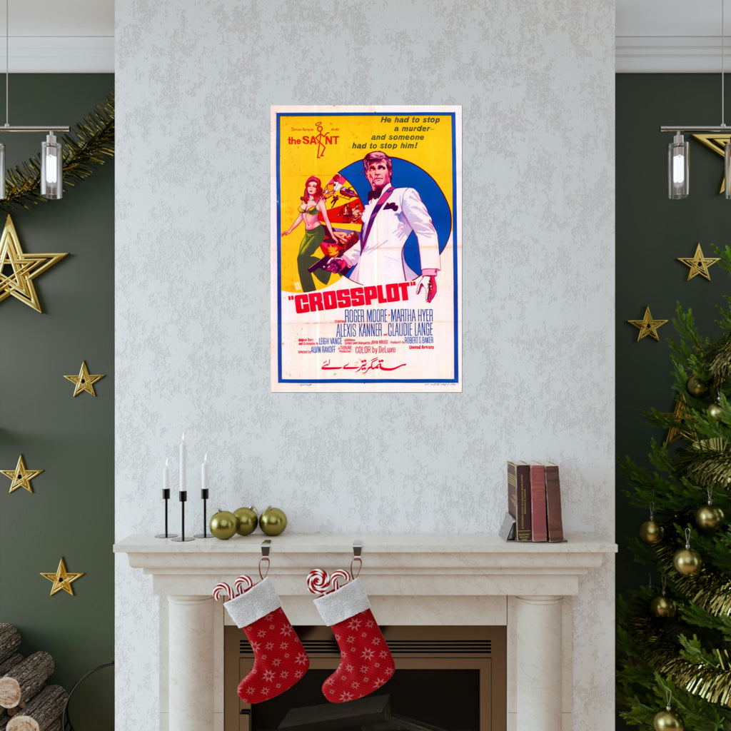 Crossplot (1969) Premium Matte Vertical Posters - www.desimovies.biz