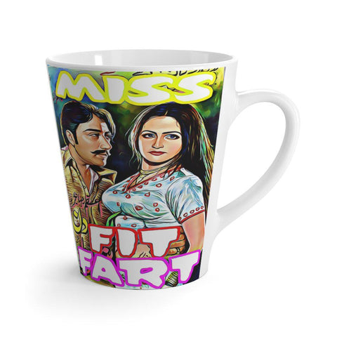 Miss Fit Fart - Lollywood - Latte Mug - www.desimovies.biz