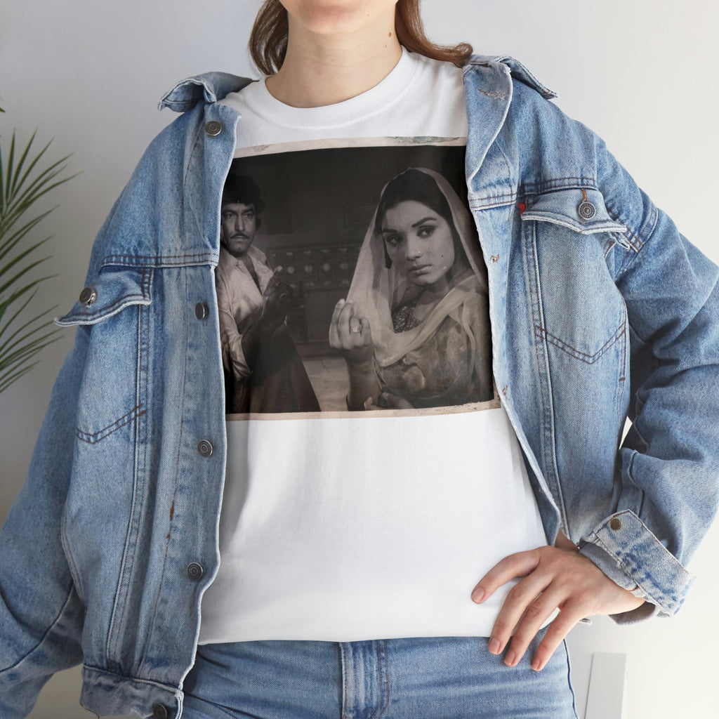 Lollywood T Shirt - Golden Age - Unisex Heavy Cotton Tee - www.desimovies.biz