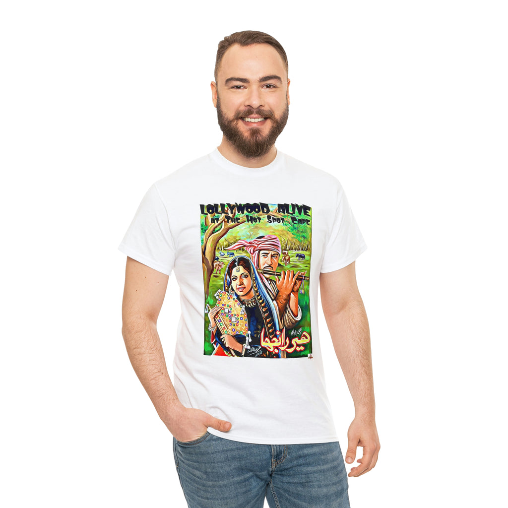 Heer Ranjha T Shirt - Unisex Heavy Cotton Tee - www.desimovies.biz