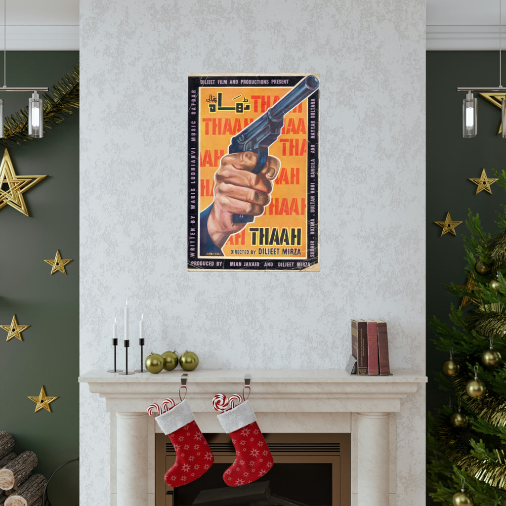 Thaah (1974) Poster - Premium Matte Vertical Posters - www.desimovies.biz