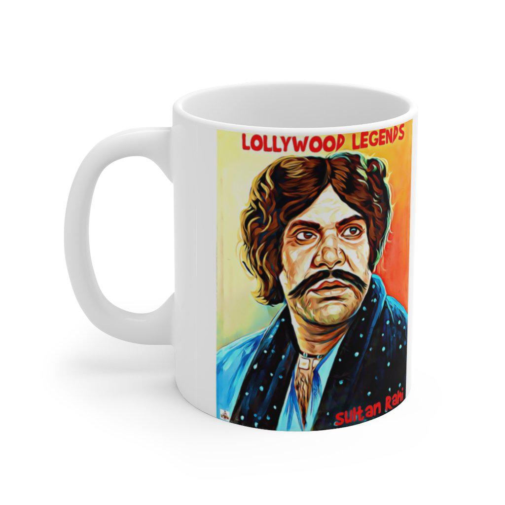 Sultan Rahi - Painted Ceramic Mug 11oz - www.desimovies.biz